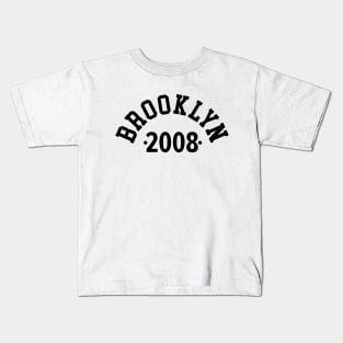 Brooklyn Chronicles: Celebrating Your Birth Year 2008 Kids T-Shirt
